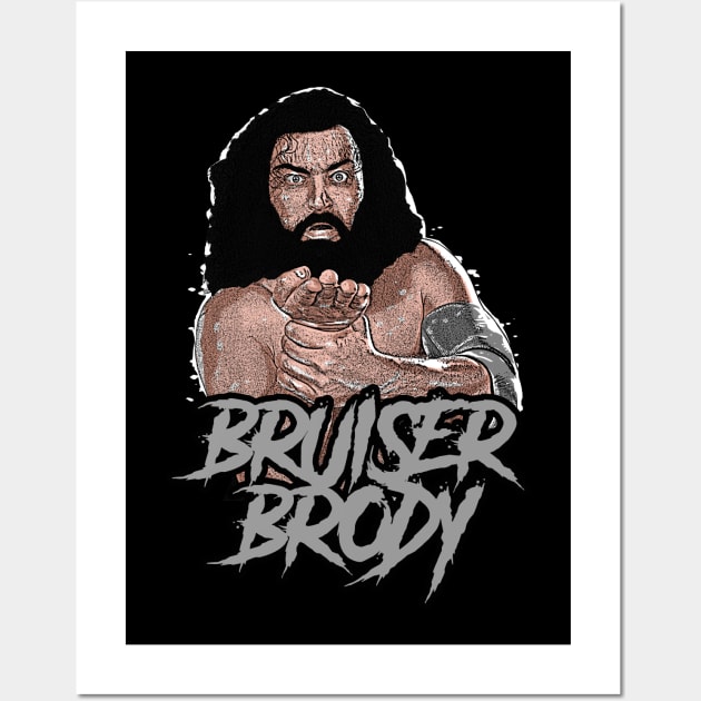 Bruiser Brody Wall Art by lockdownmnl09